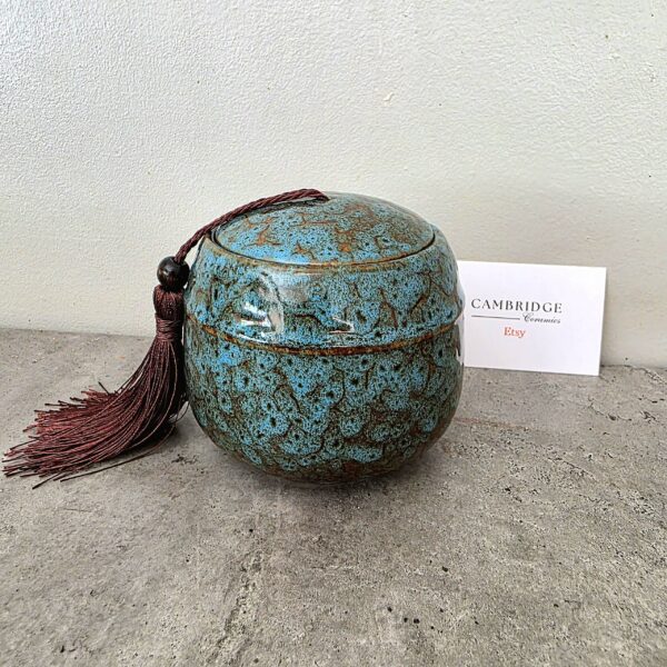 blue pet urn blue pet urn