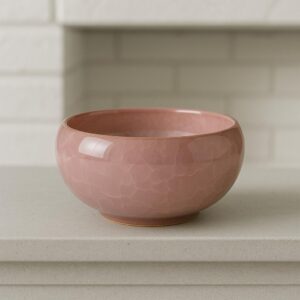 Pink Ceramic Candle Pot