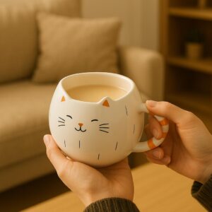 Cute Ceramic Cat Mug