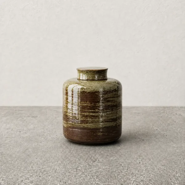 small 450ml urn green and brown glossy_1080x1080